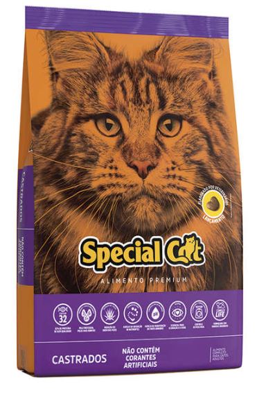 Ração Special Cat Premium para Gatos Adultos Castrados