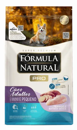 Ração Fórmula Natural Pró Cães Adultos Raças Minis e Pequenas