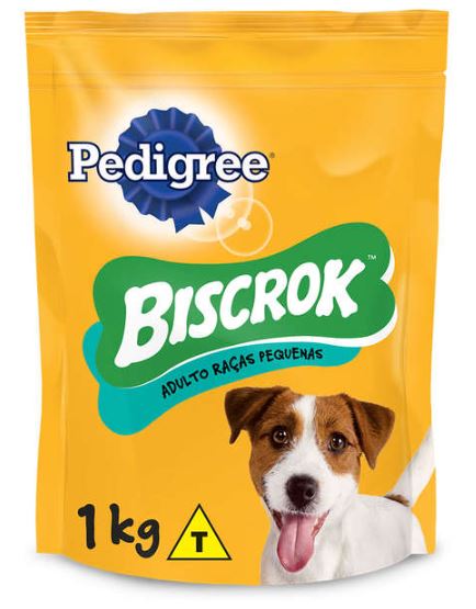 Biscoito Pedigree Biscrok para Cães Adultos de Raças Pequenas